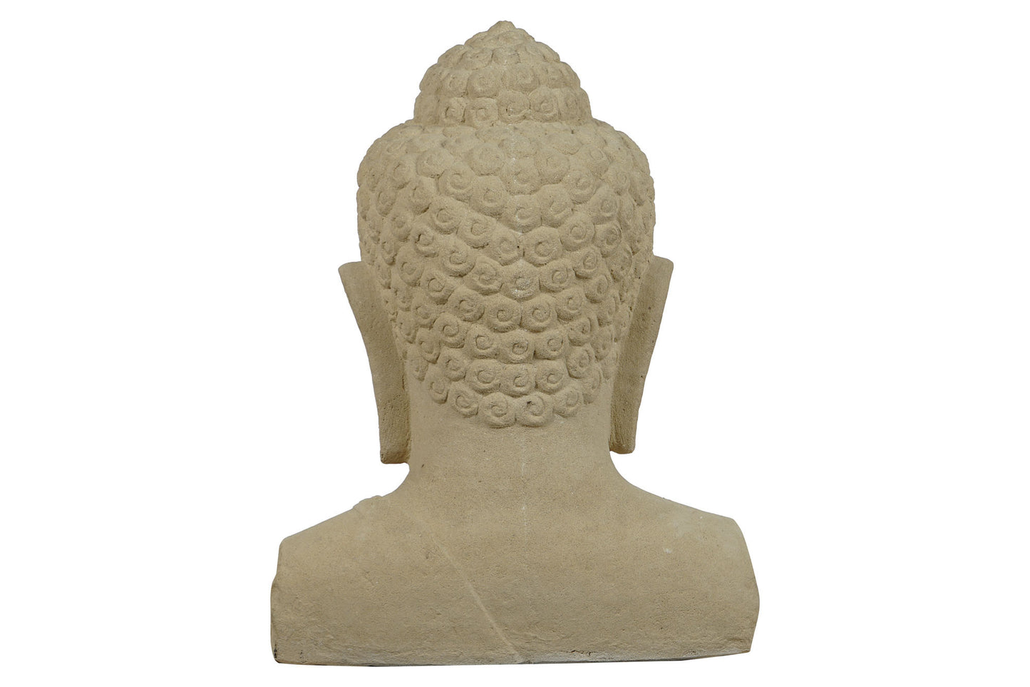 Figura cemento 53*34*70cm busto buda tailandes pati