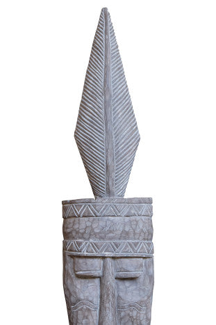 Figura Máscara Tribal Suar y Hierro 200 cm