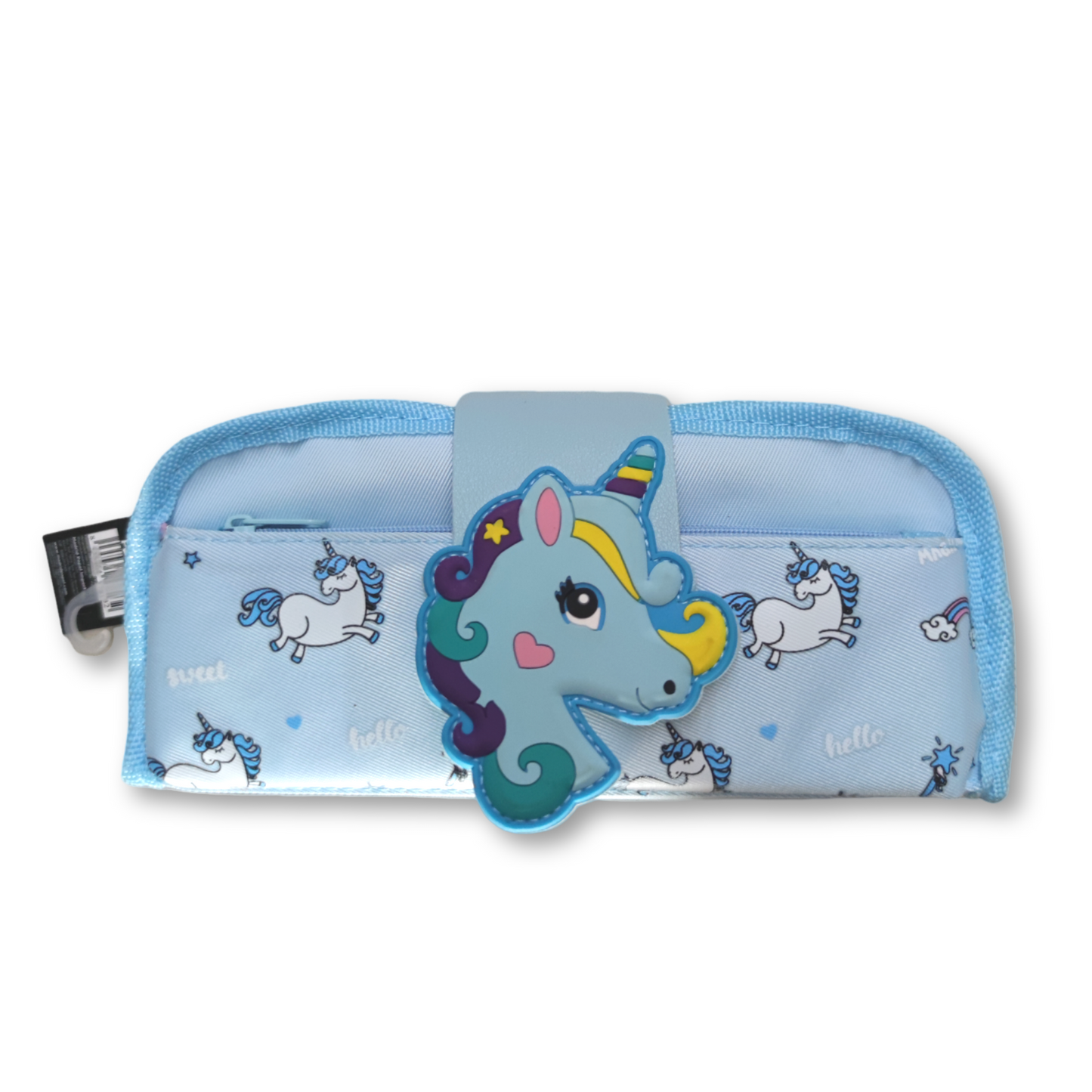 Estuche de unicornio azul