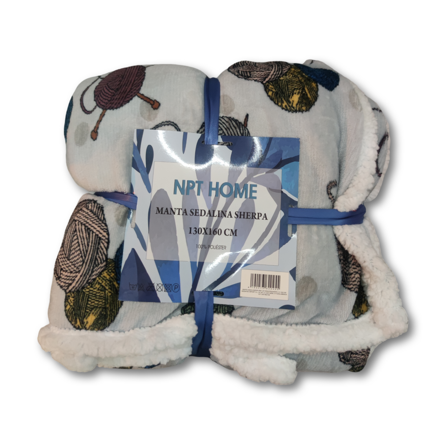 Coperta in sherpa setoso 130x160 cm