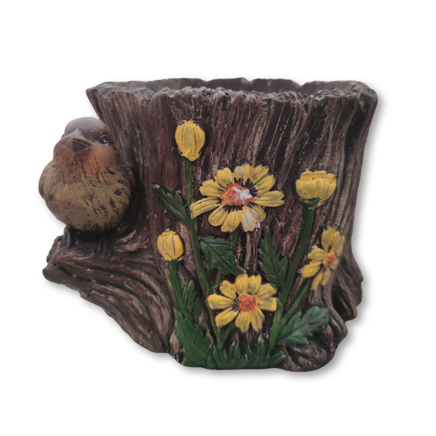 Macetero tronco mapache