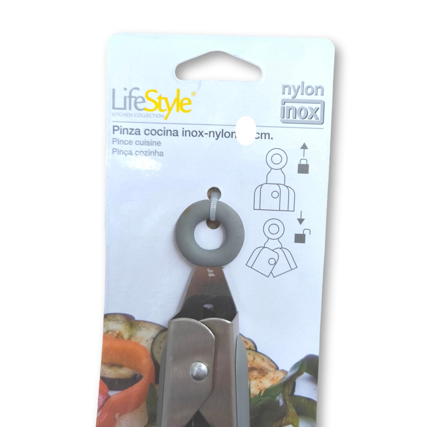 Pinza nylon agarre silicona 26cm