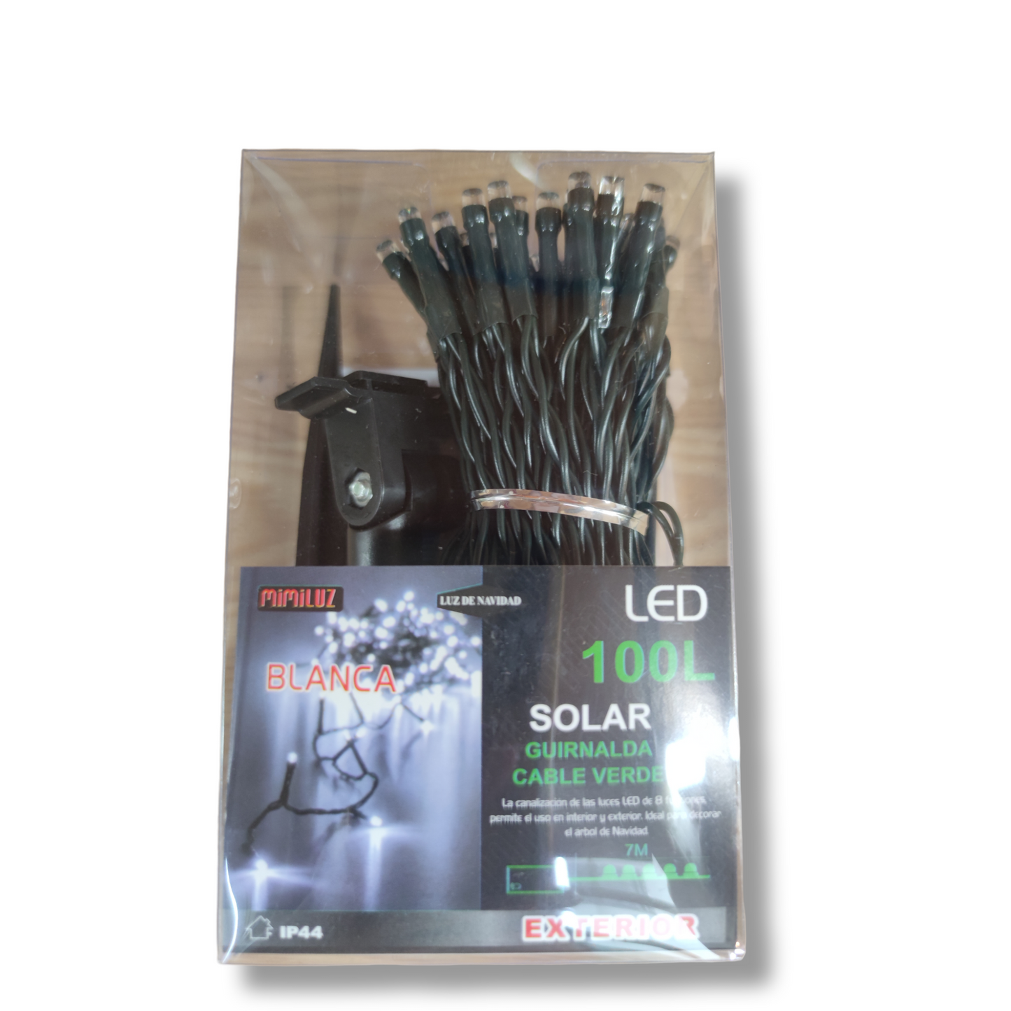 Guirnalda solar 100L multicolor