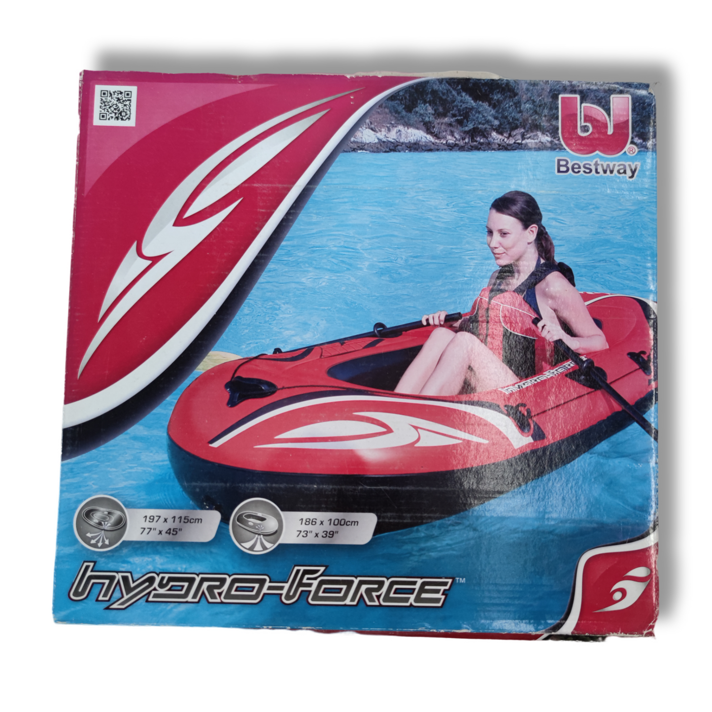 BARCA KONDOR HINCHABLE 196 X 106 CM APTA PARA 2PERSONAS