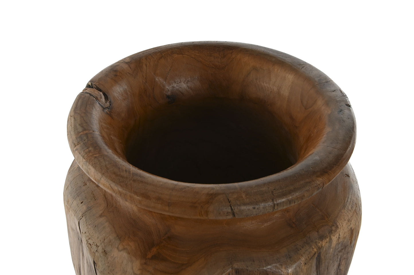 Jarron teca 34*34*40cm natural