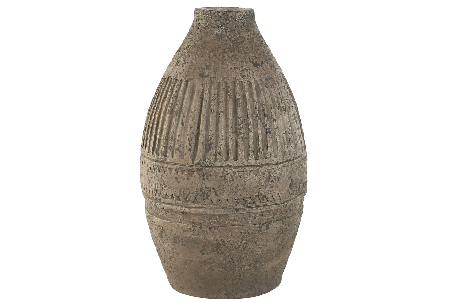 Jarron magnesia 28*28*48cm marron