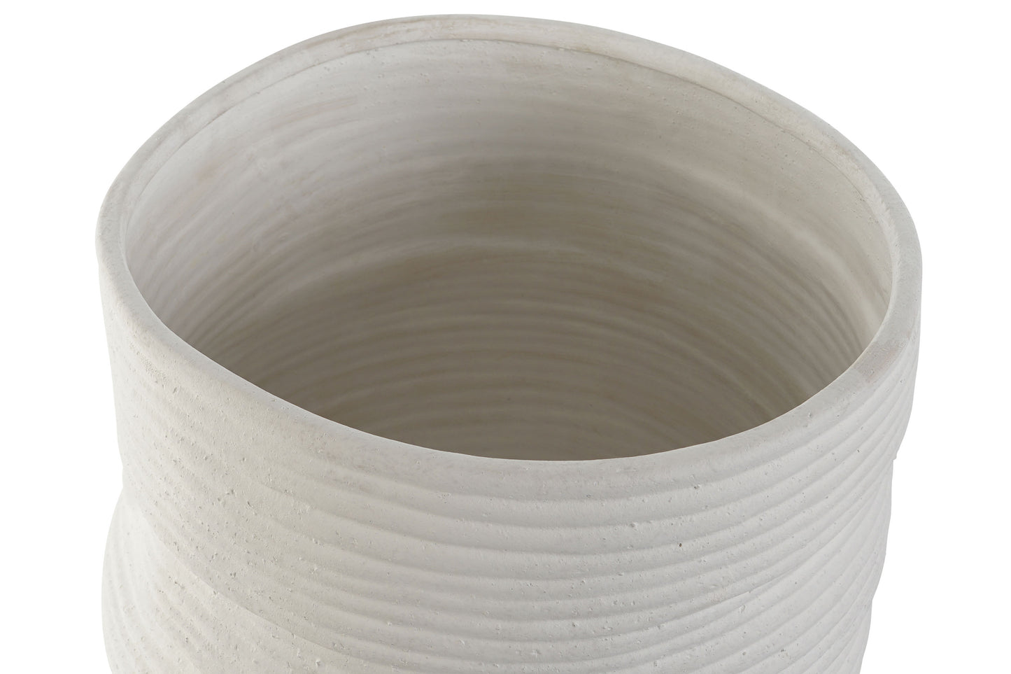 Jarron ceramica 27*27*37cm blanco