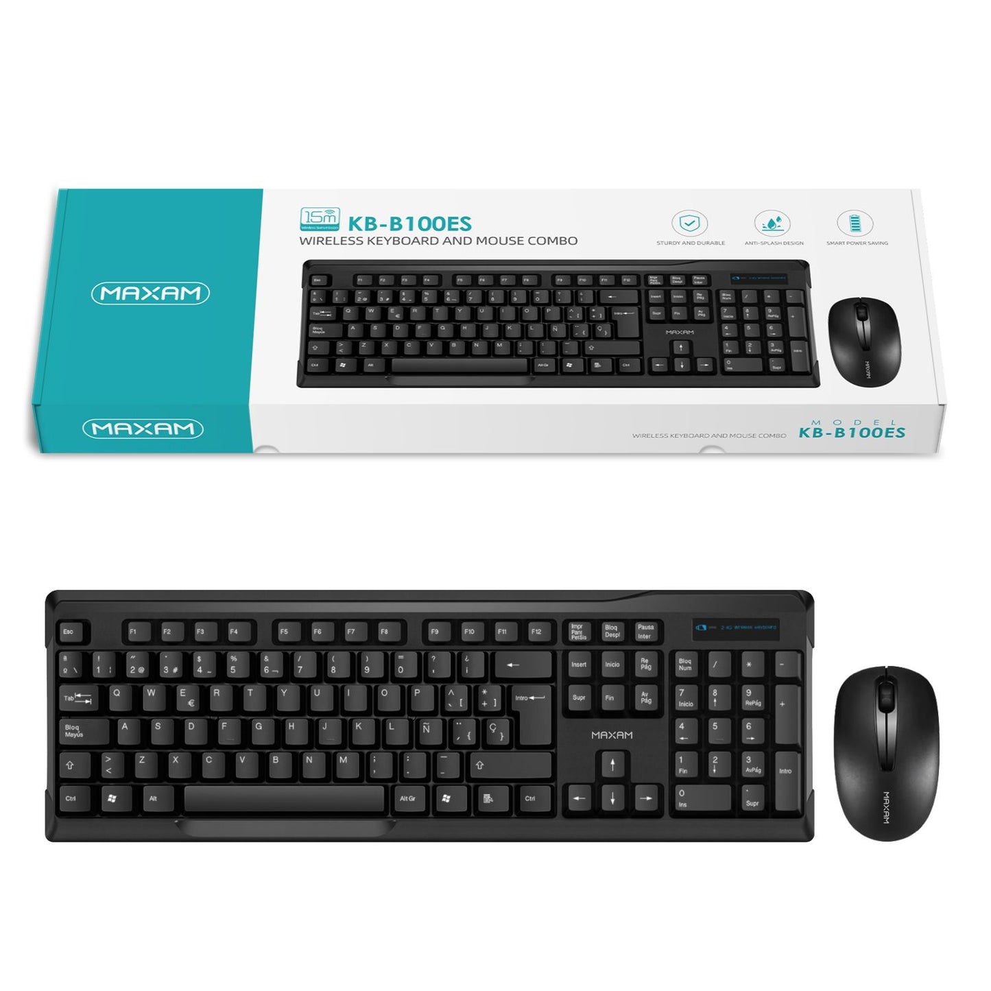Combo de teclado y ratón inalámbrico