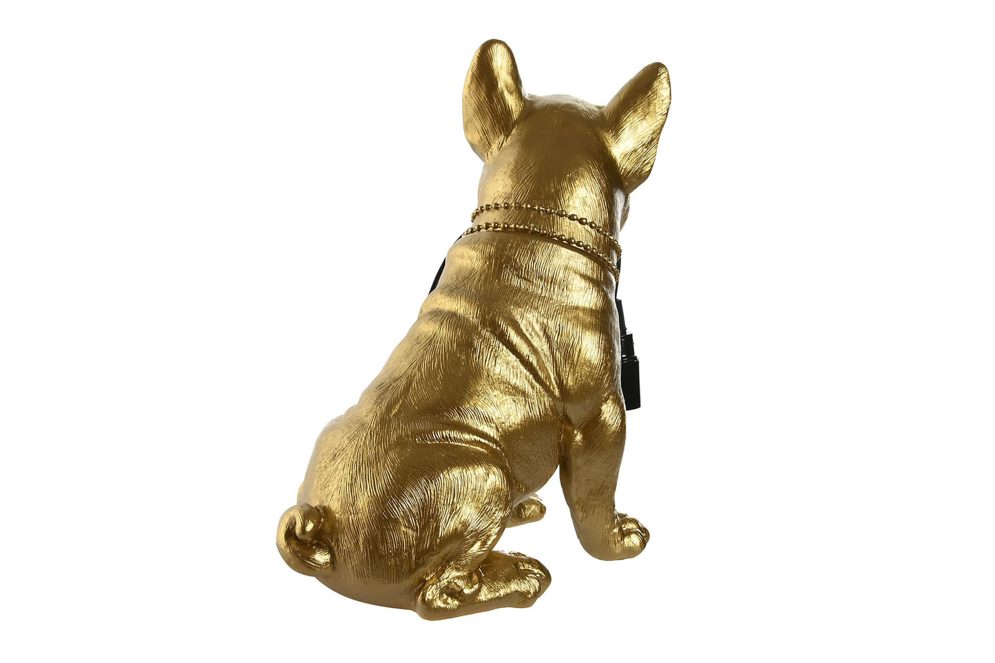 Lampara sobremesa resina 26*15*28.5cm perro dorado