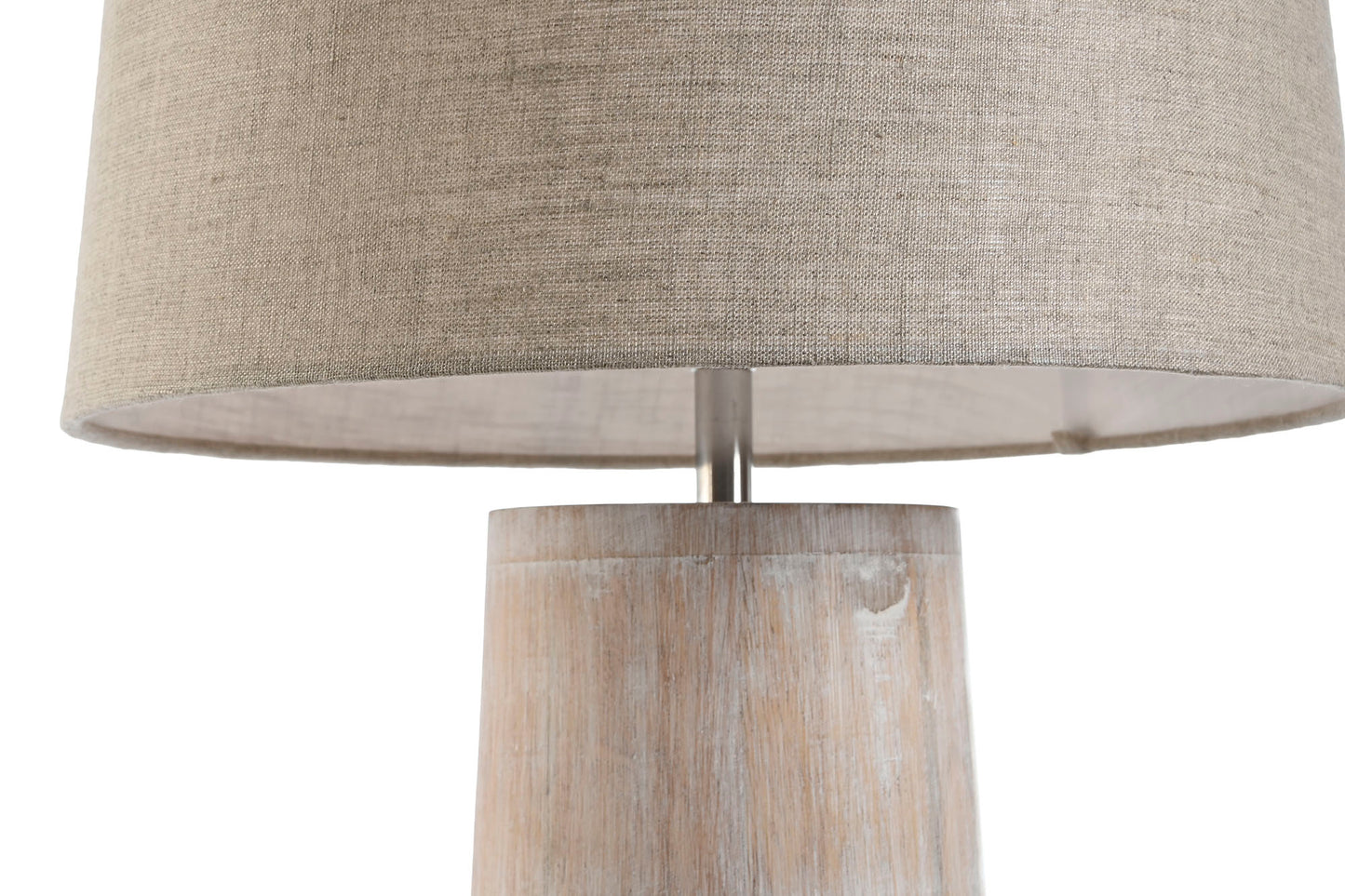 Lampara sobremesa mango 35*35*69cm beige