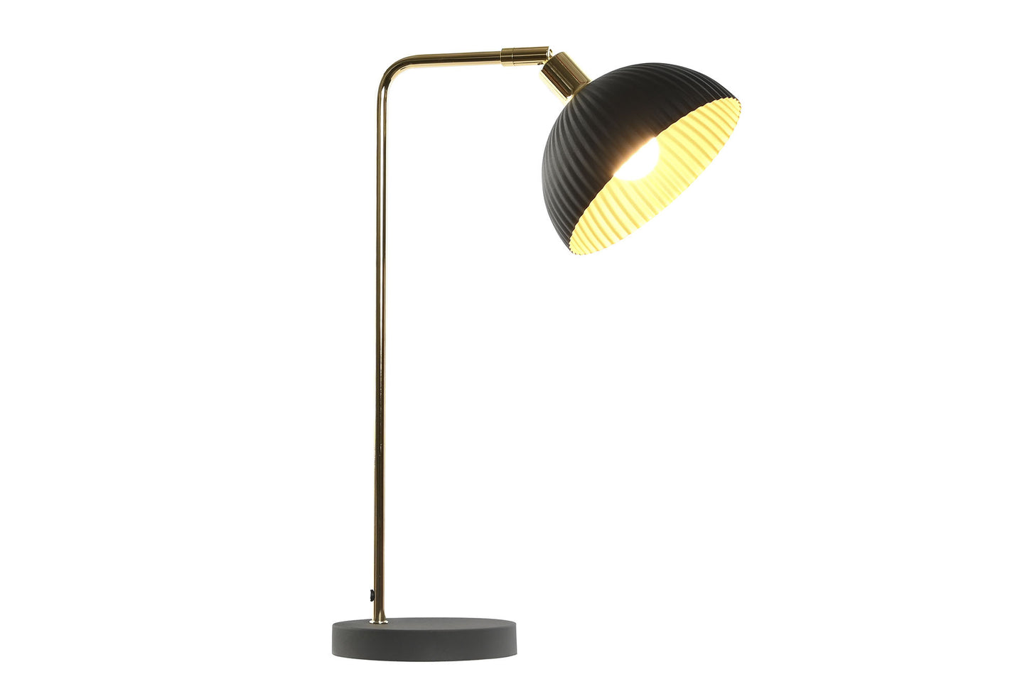 Lampara sobremesa metal 27*16*50cm negro
