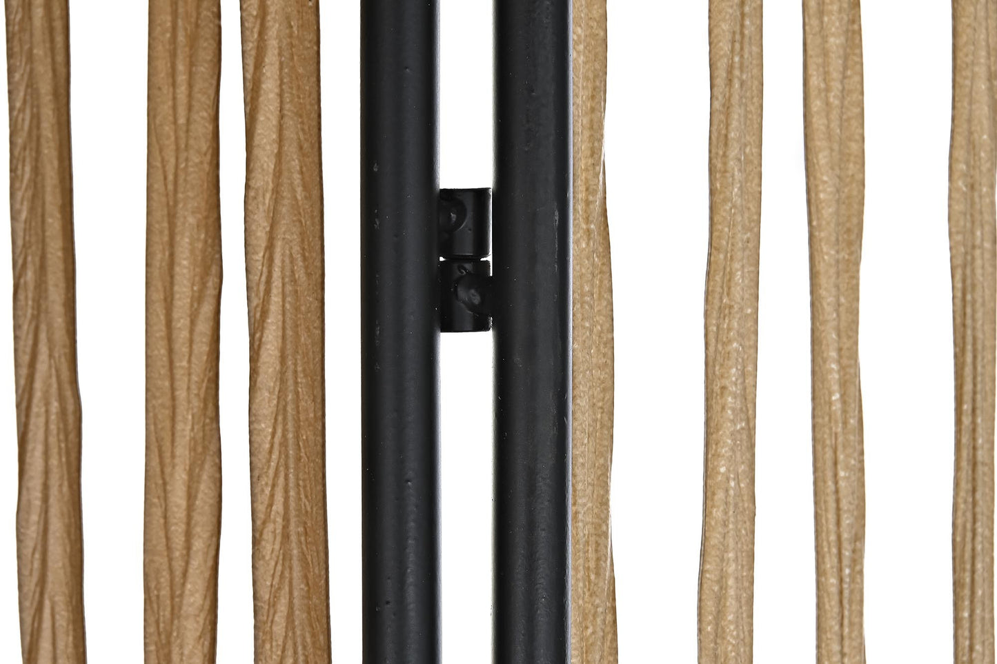 Biombo ratan sintetico metal 160*1.3*180cm natural