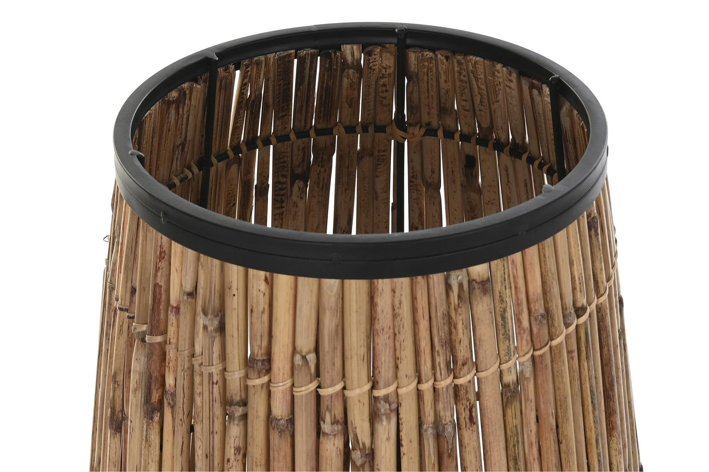 Macetero ratan metal 40*40*82cm natural