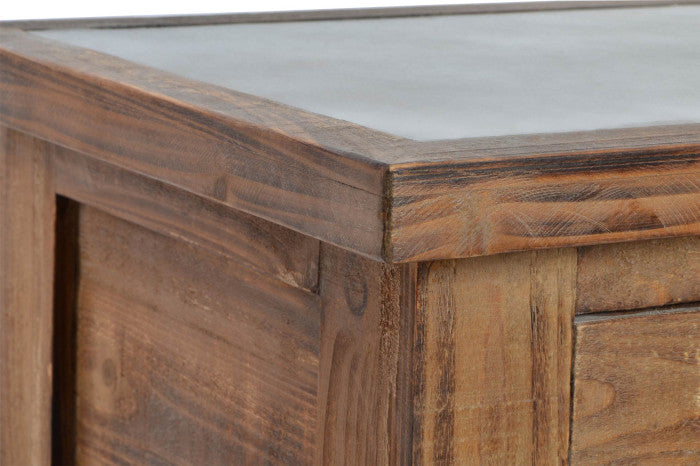 Consola SEA SIDE Madera 120x35x95 cm – Botellero Estilo Cottage