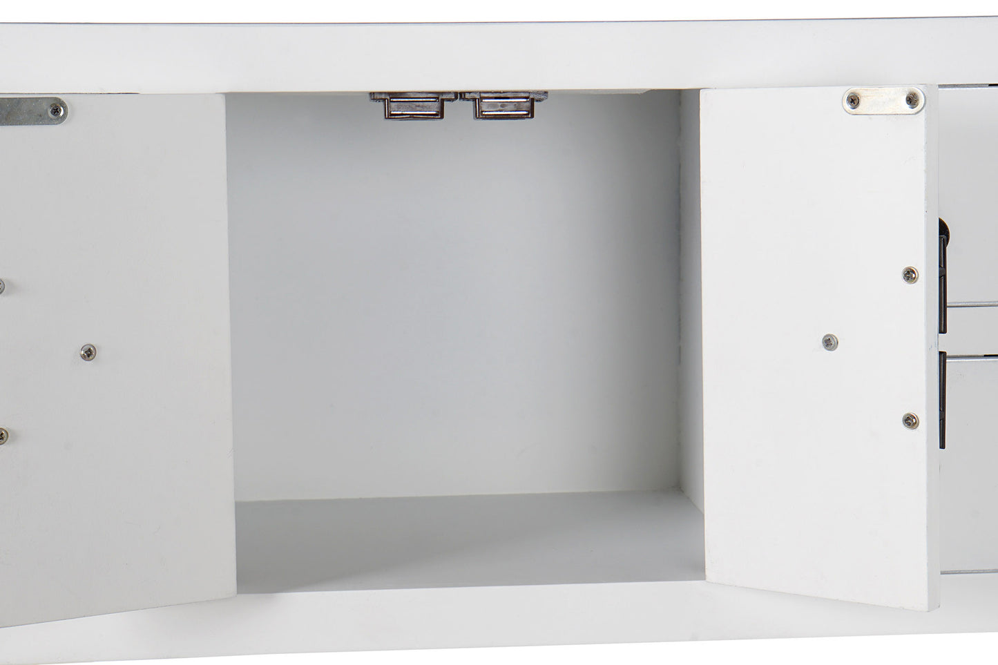 Consola abeto mdf 98*26*80cm oriental blanco