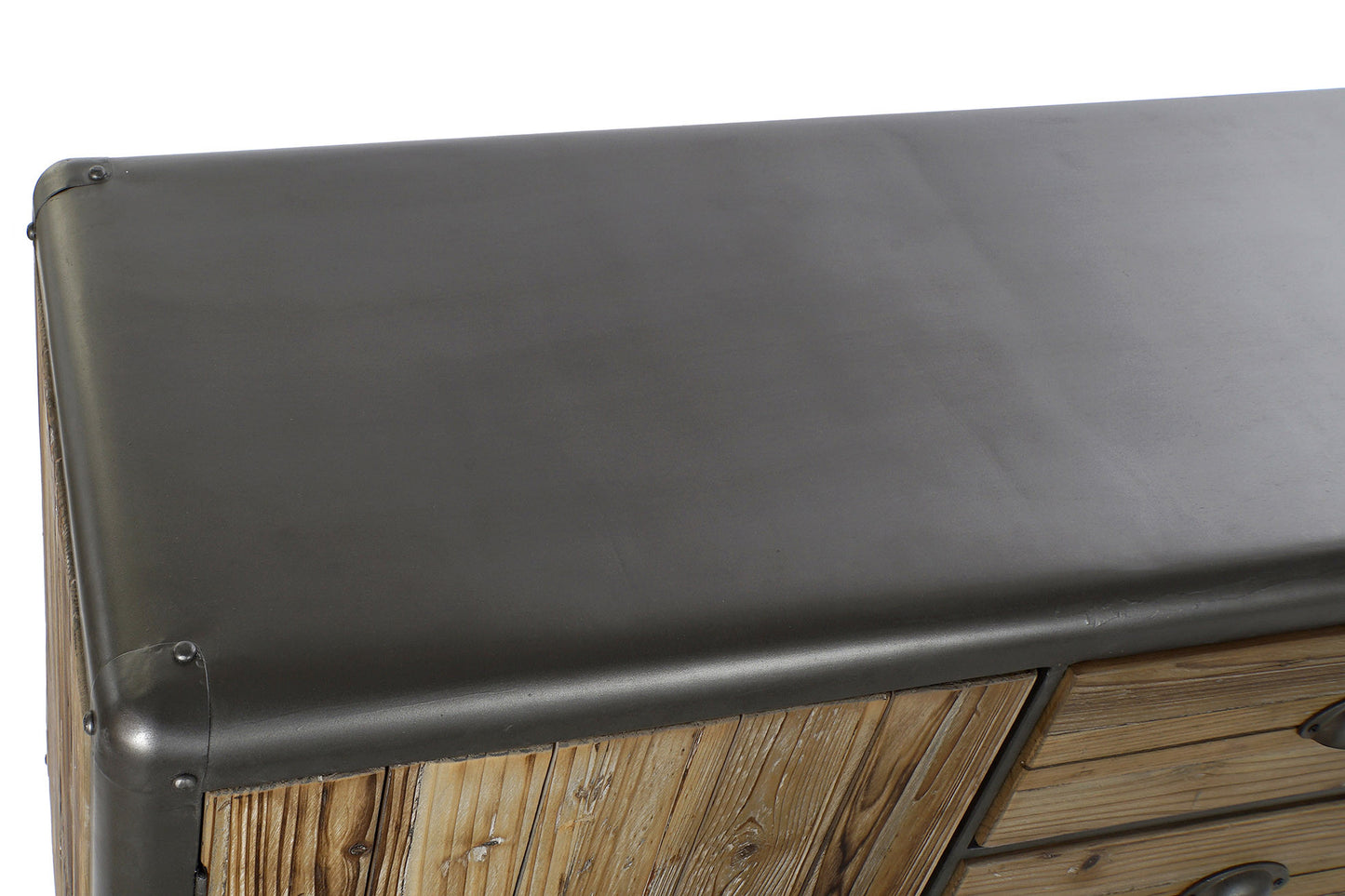 Buffet abeto metal 144*45*75cm natural