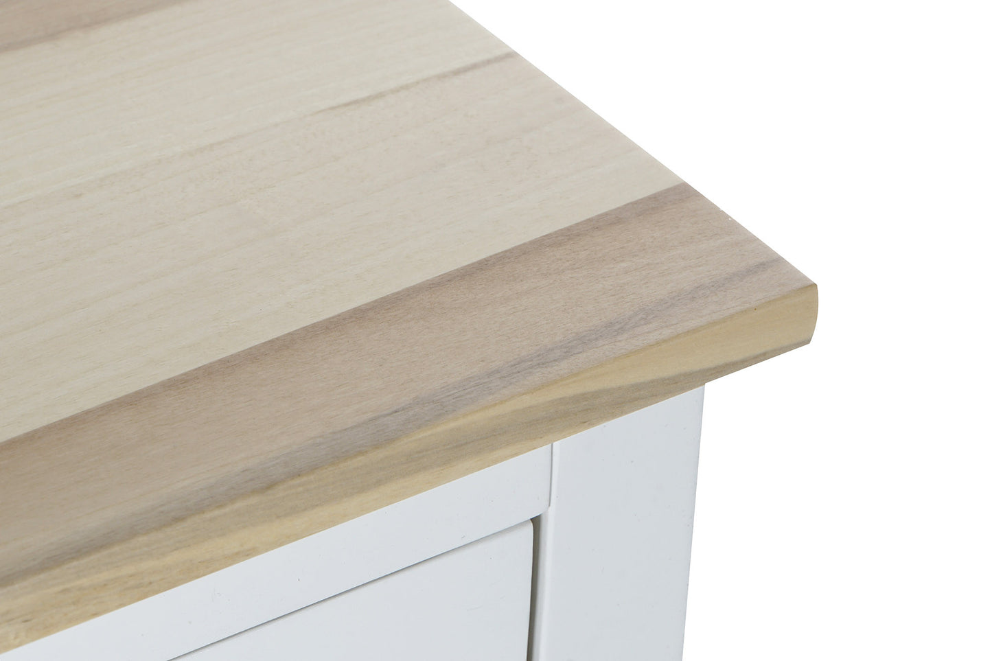 Cajonera alamo cristal 80*40*85cm blanco