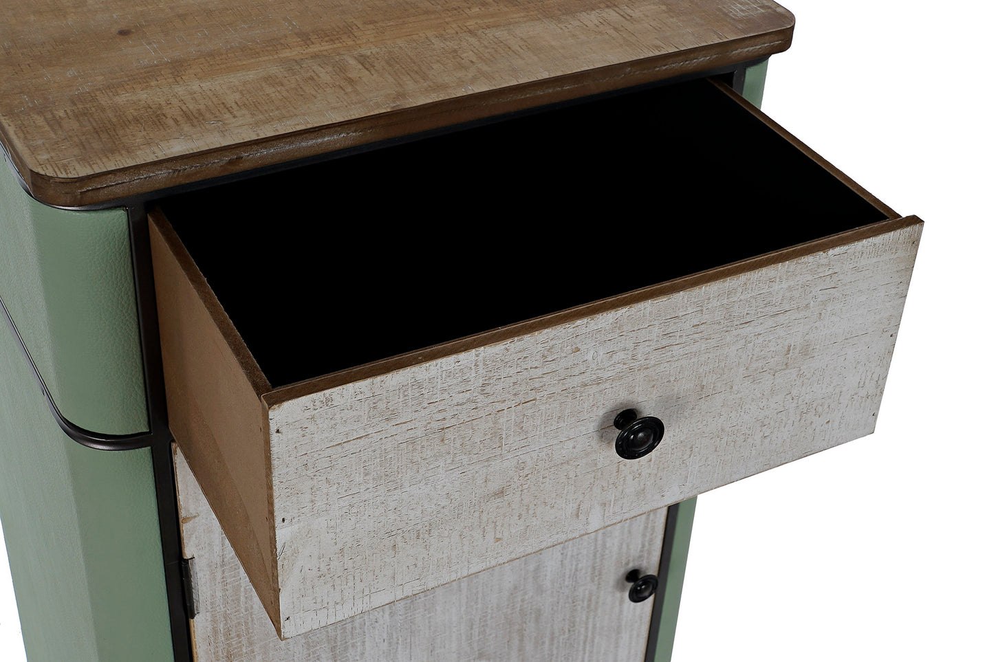 Cajonera metal mdf 48.5*42*82.5cm verde