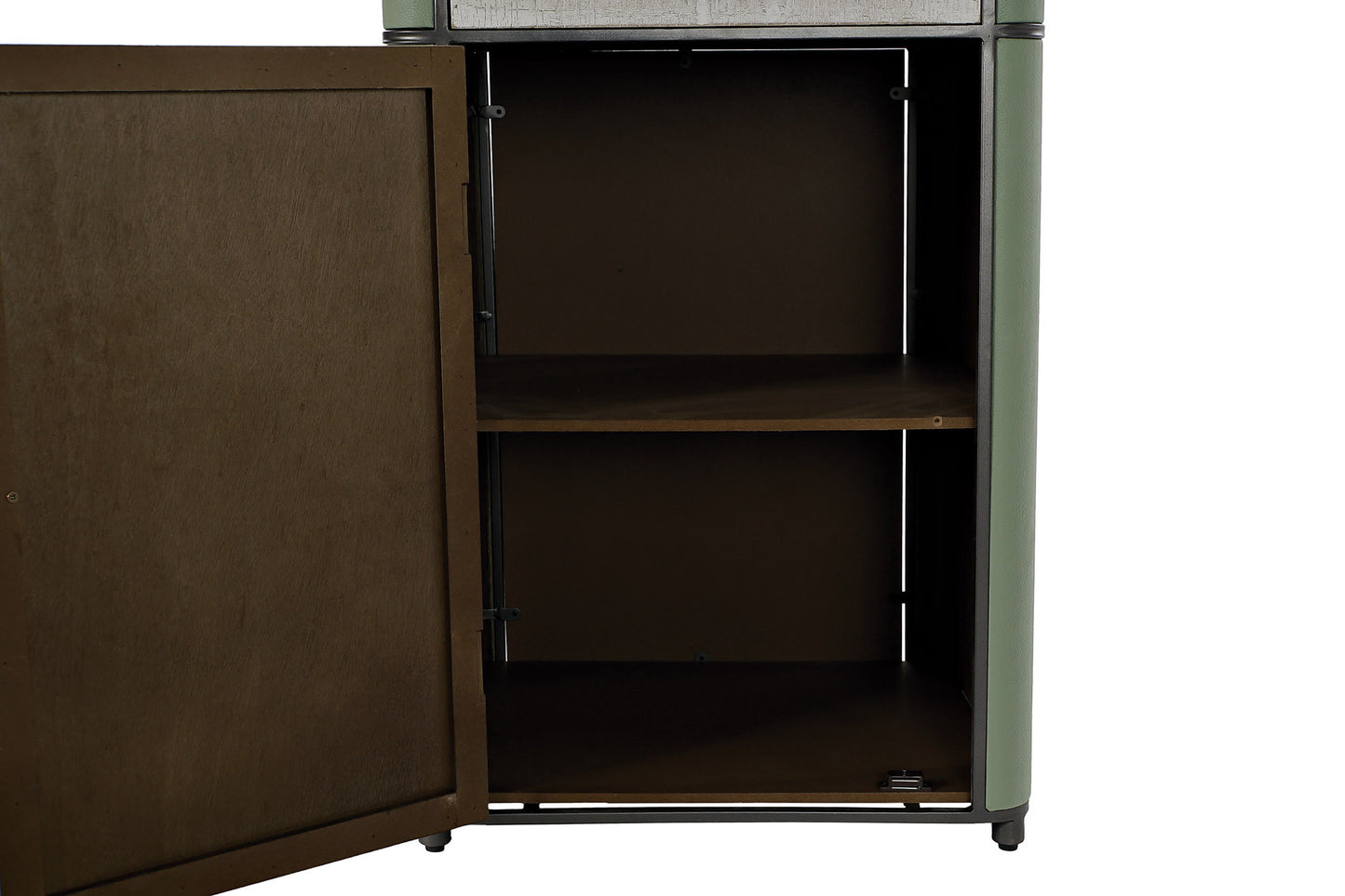 Cajonera metal mdf 48.5*42*82.5cm verde