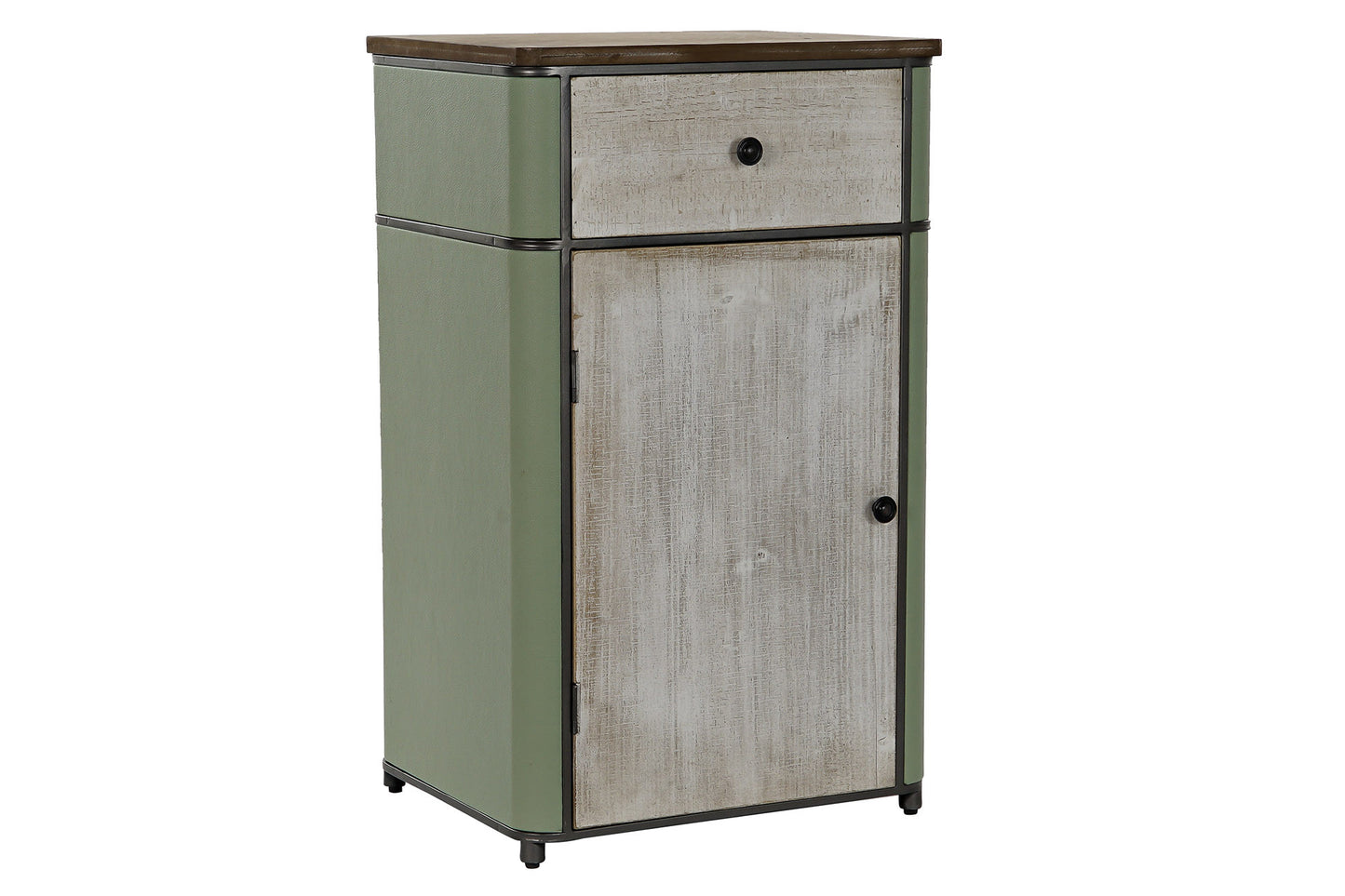 Cajonera metal mdf 48.5*42*82.5cm verde