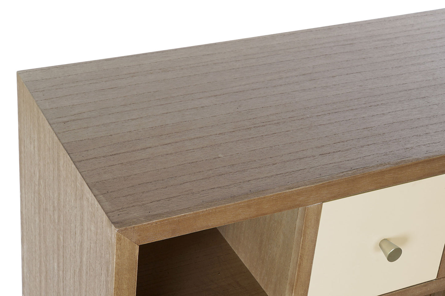 Cajonera madera metal 76*34*94cm gris