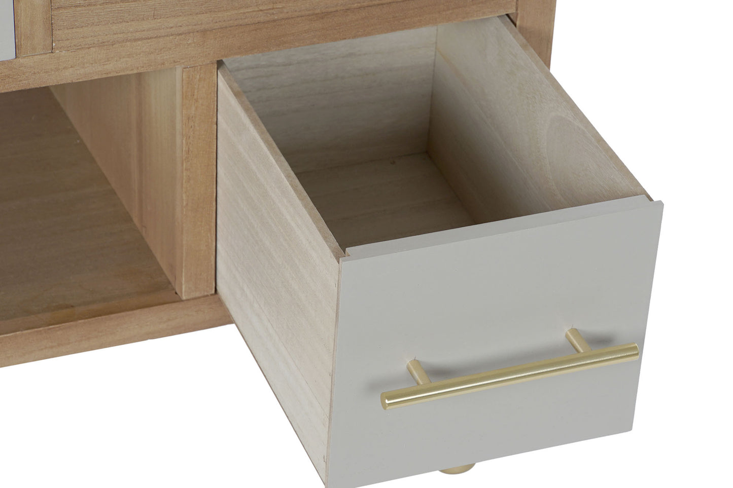 Cajonera madera metal 76*34*94cm gris