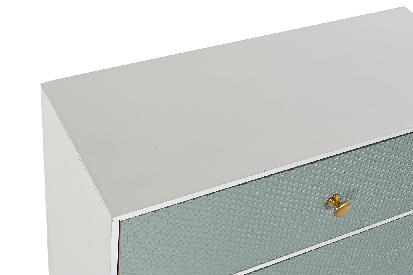 Cajonera mdf 60*28*70cm 3 cajones verde
