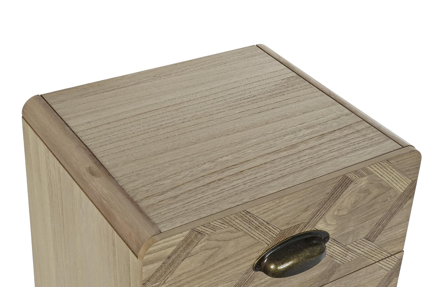 Cajonera mdf metal 37*31.5*80cm 4 cajones natural