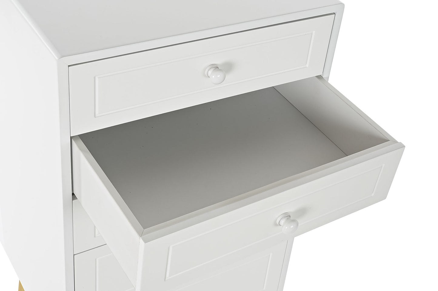 Cajonera mdf 40*30*90cm 5 cajones blanco