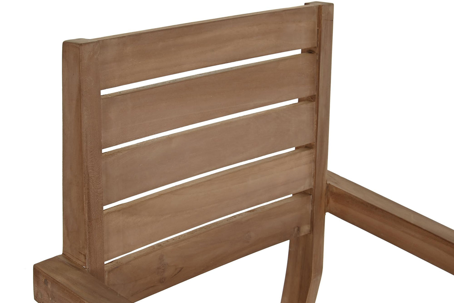 Silla teca 58*48*91cm apilablable natural marron