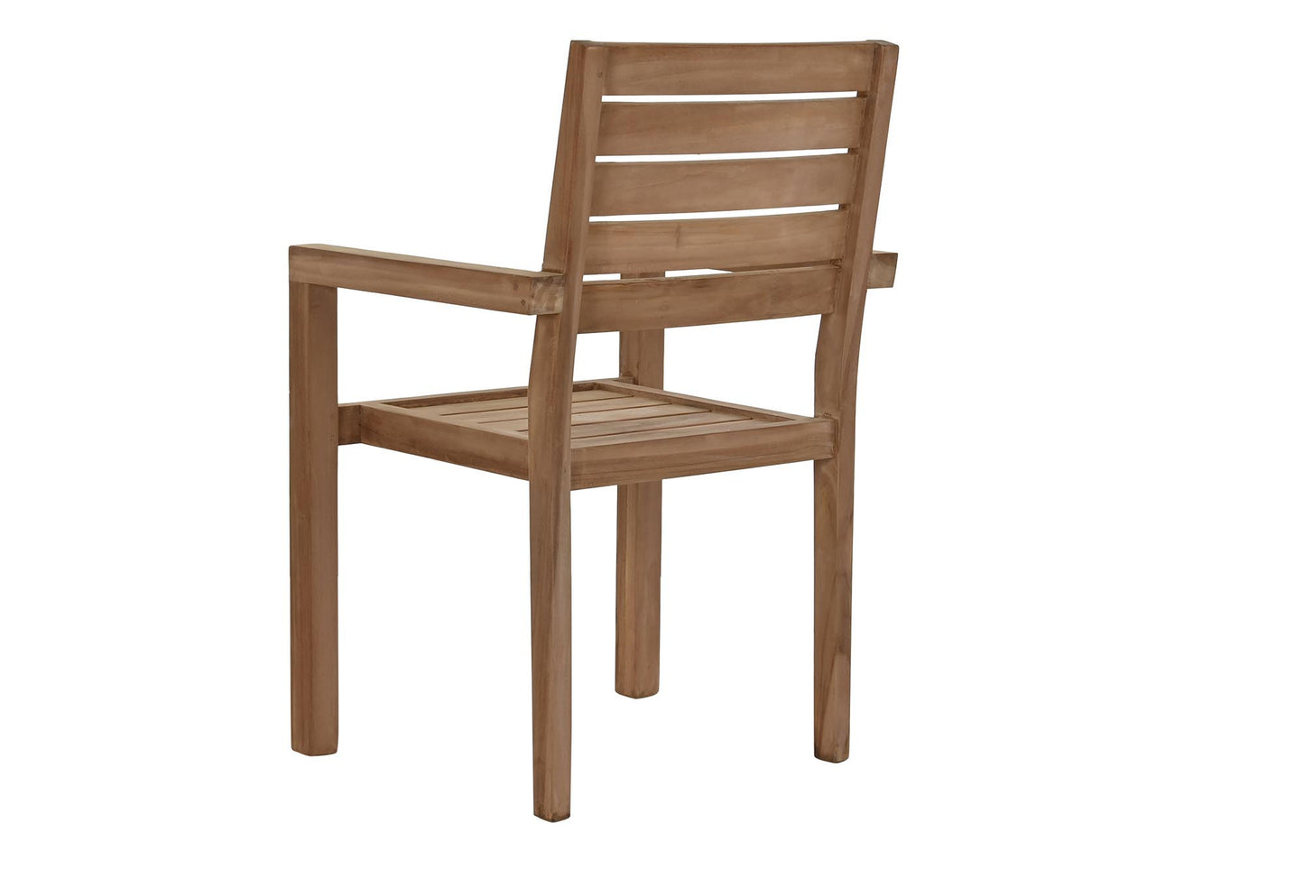 Silla teca 58*48*91cm apilablable natural marron