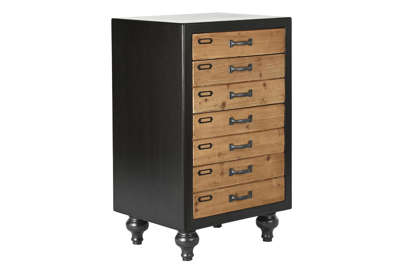 Cajonera abeto 47*38*77cm negro