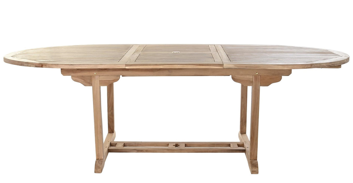 Mesa comedor teca extensible 180-240*120*75cm