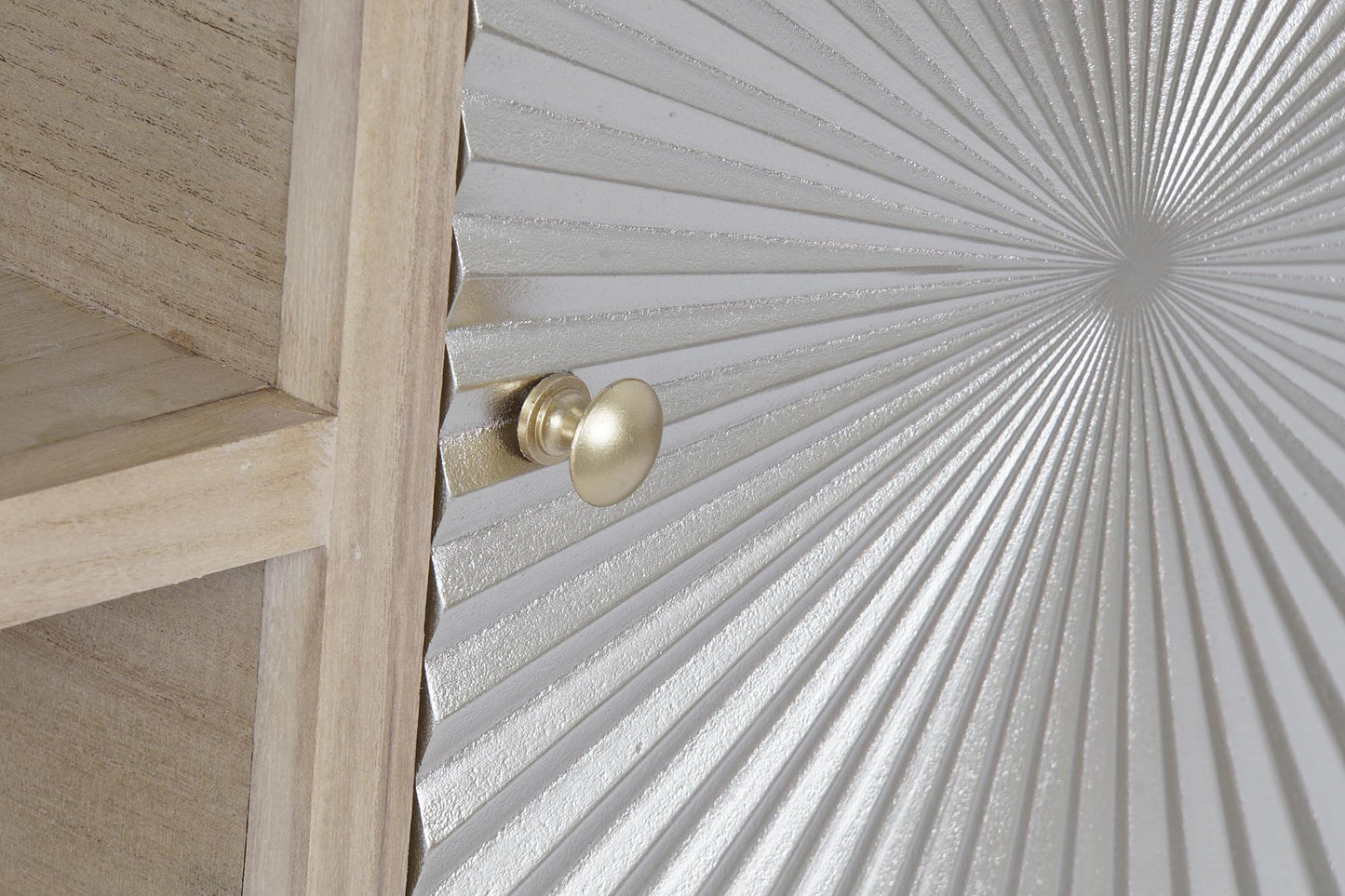 Mueble TV mdf abeto 130x40x60cm natural