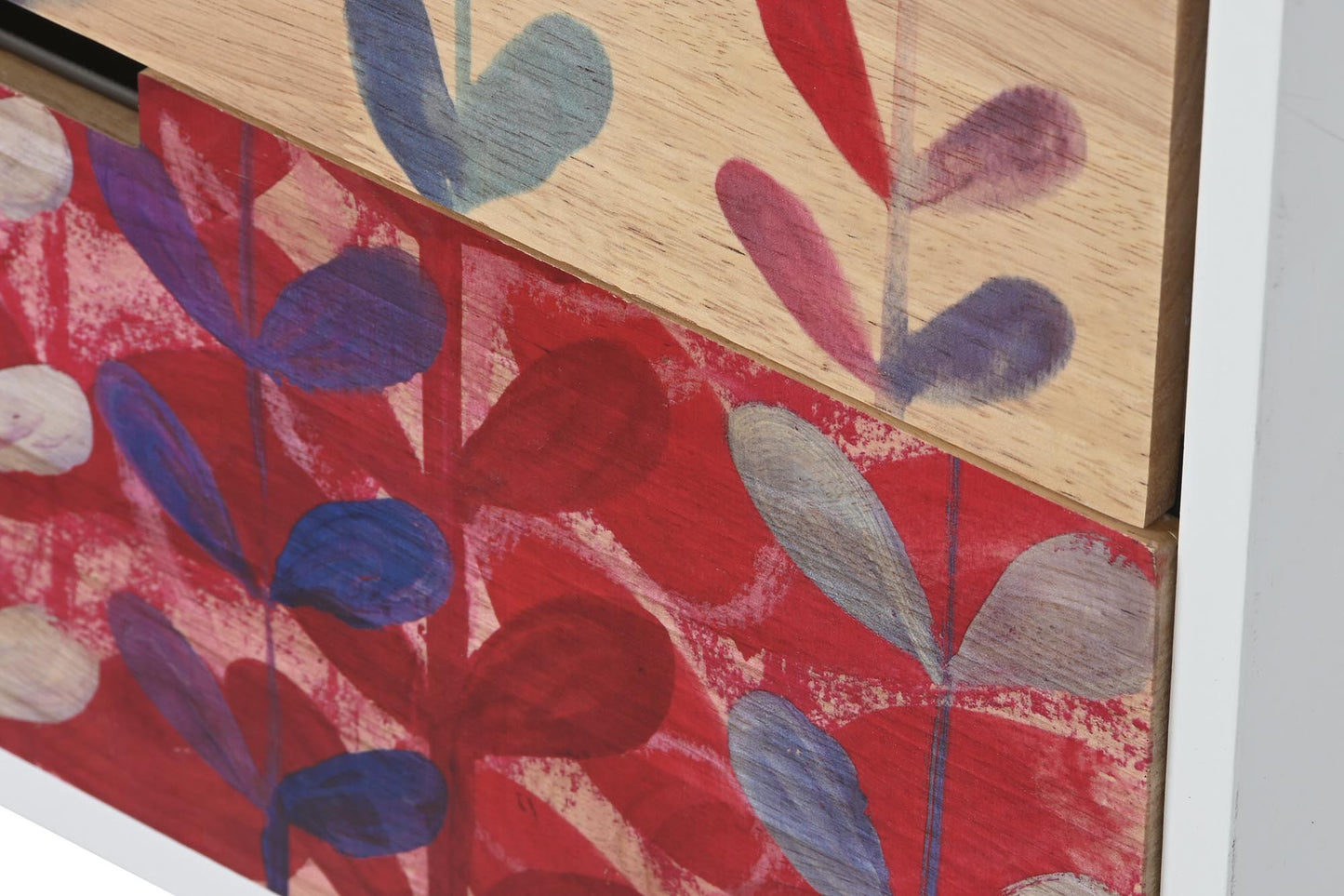 Comoda rebberwood mdf 60*30*108cm 6 cajones natural