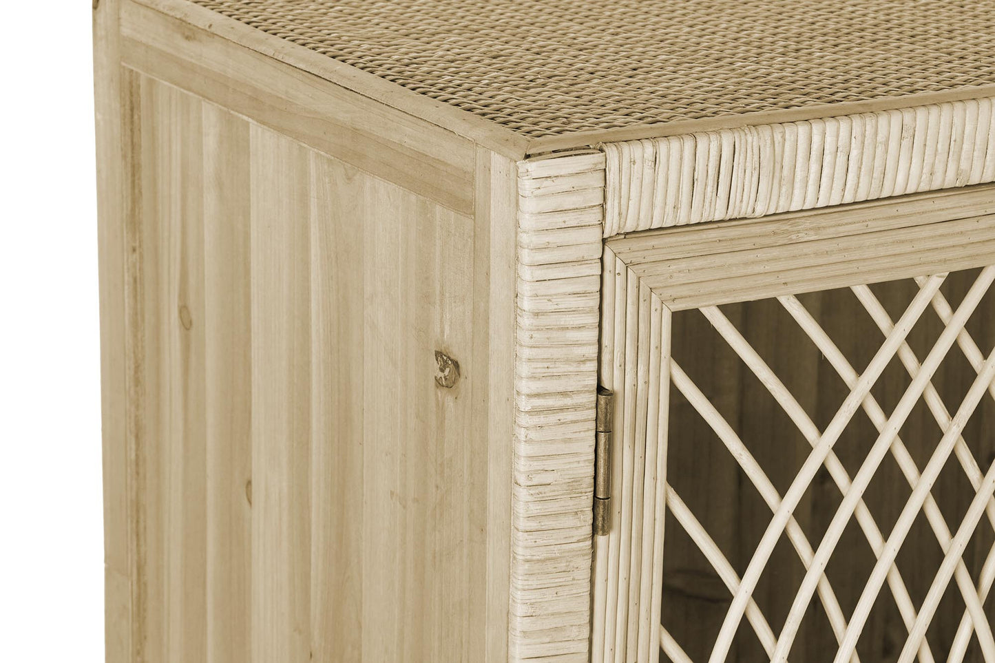 Cajonera ratan 62*34.5*109cm natural