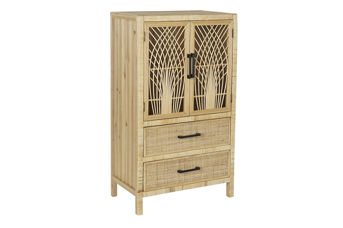 Cajonera ratan 62*34.5*109cm natural