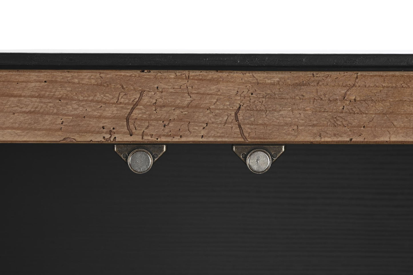 Buffet madera reciclada pino 180*48*76cm negro