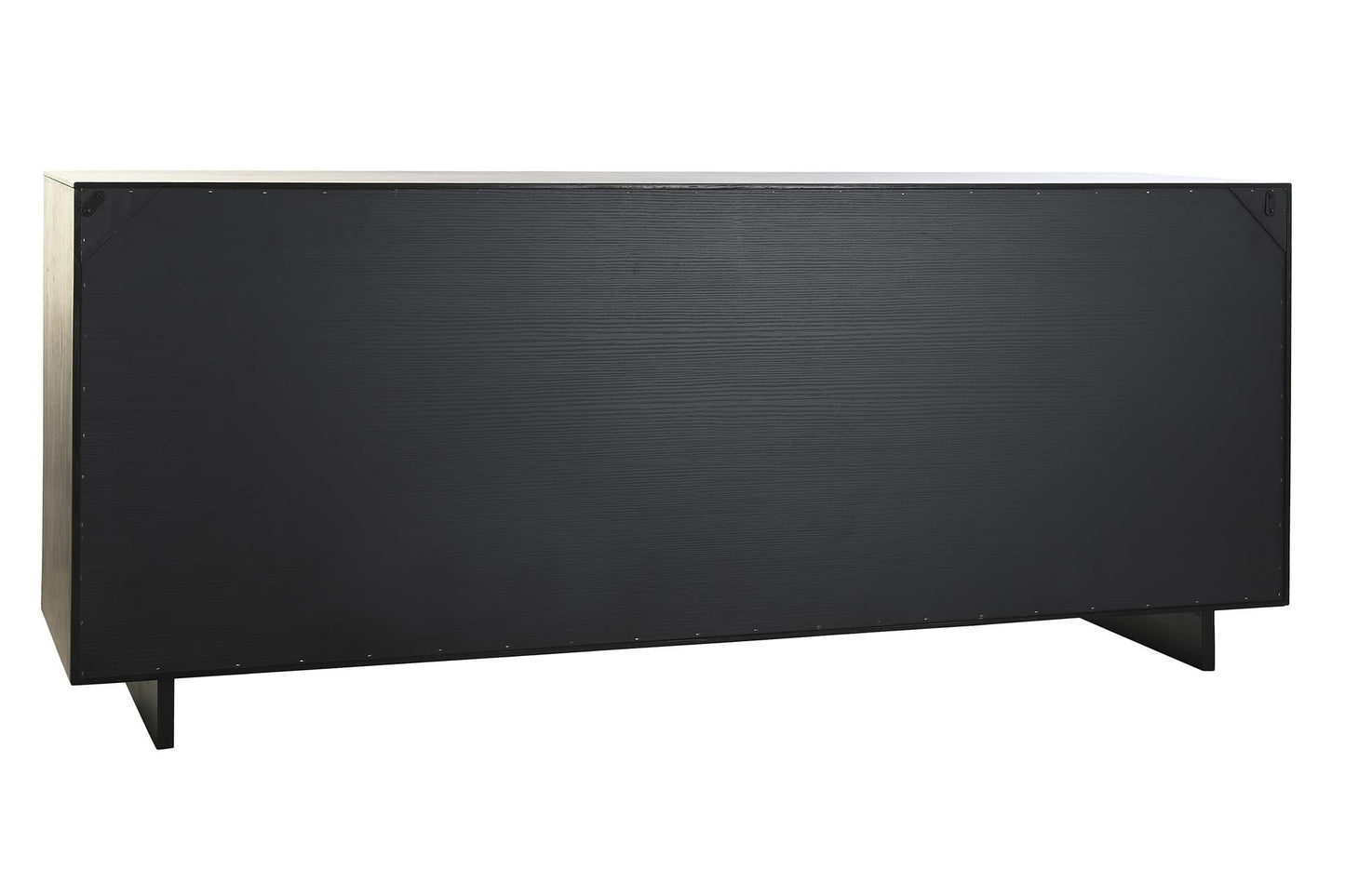 Buffet madera reciclada pino 180*48*76cm negro