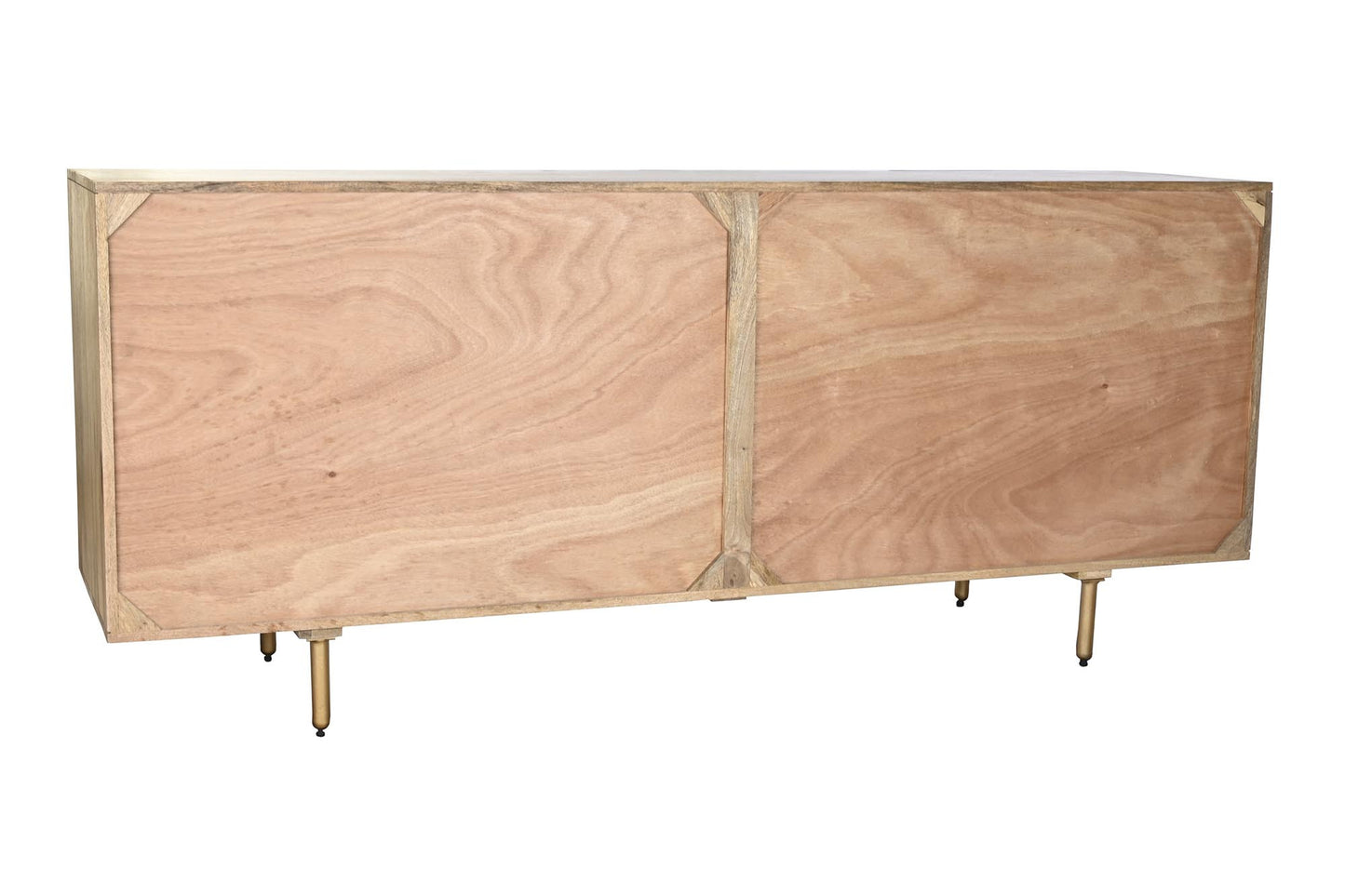 Buffet mango metal 177*45*75cm hoja blanco