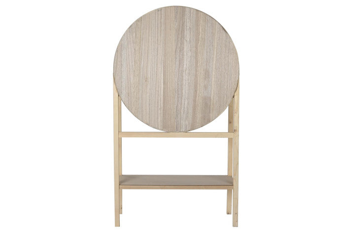 Aparador de Paulownia y MDF 90 × 40 × 160 cm – Natural