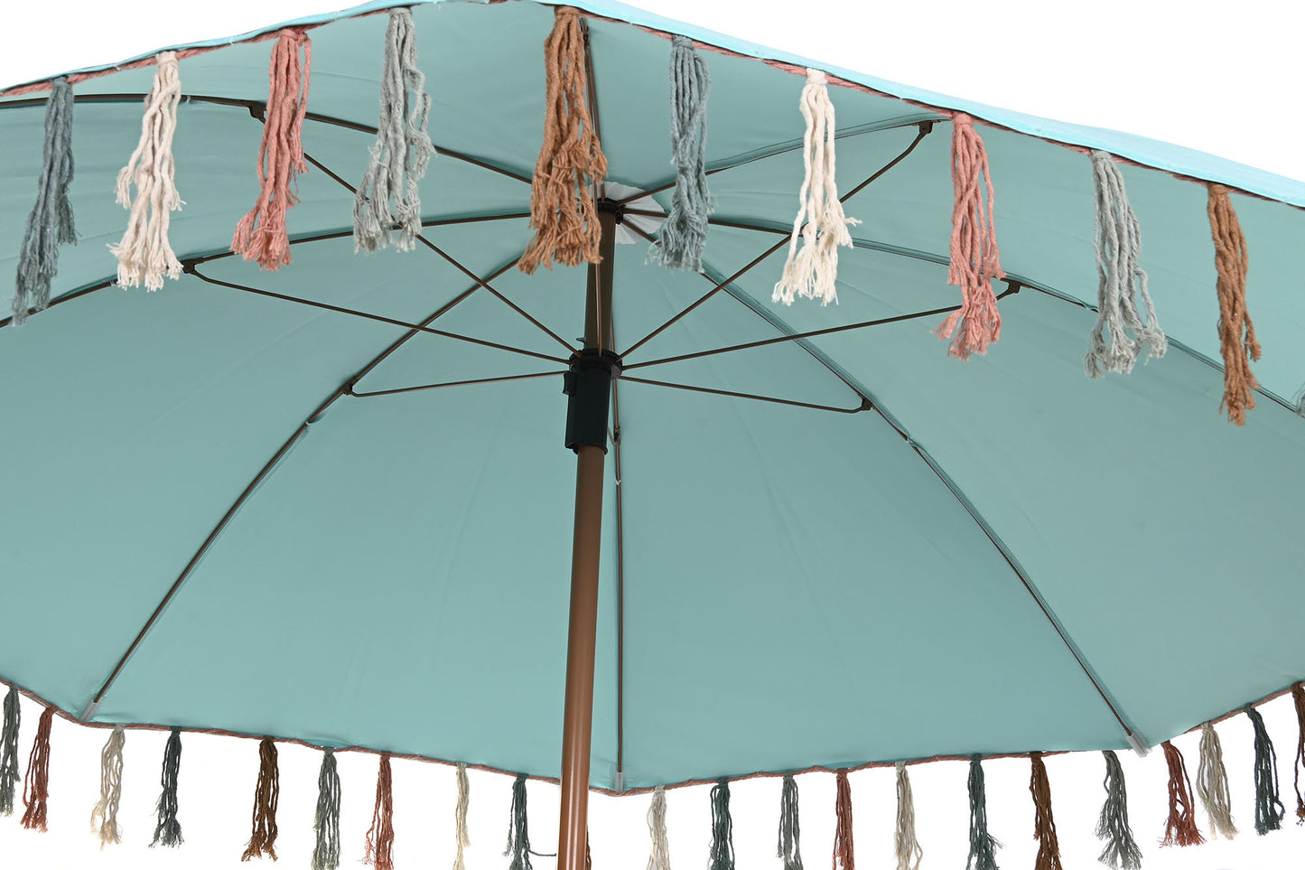 Parasol poliester acero 180*180*190cm flecos