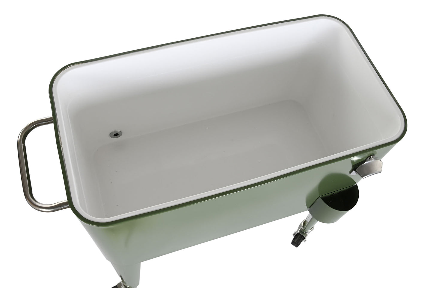 Nevera acero pp 74*43*80cm 56l verde musgo