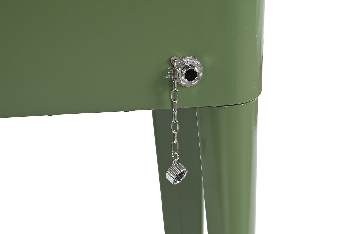 Nevera acero pp 74*43*80cm 56l verde musgo