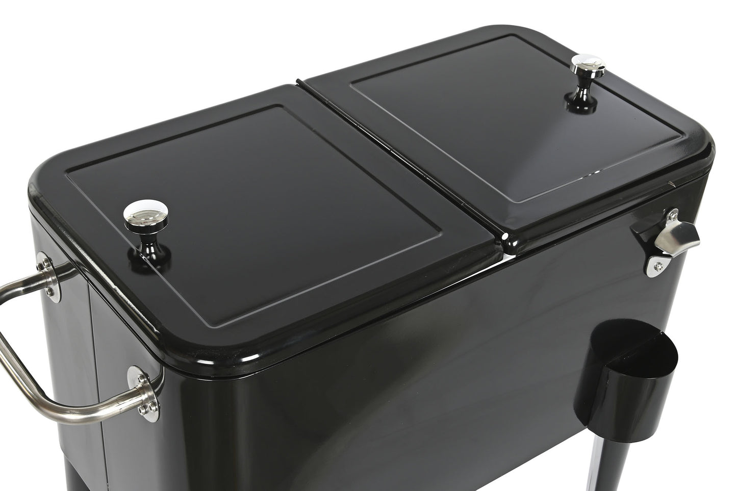 Nevera acero pp 74*43*80cm 56l negro