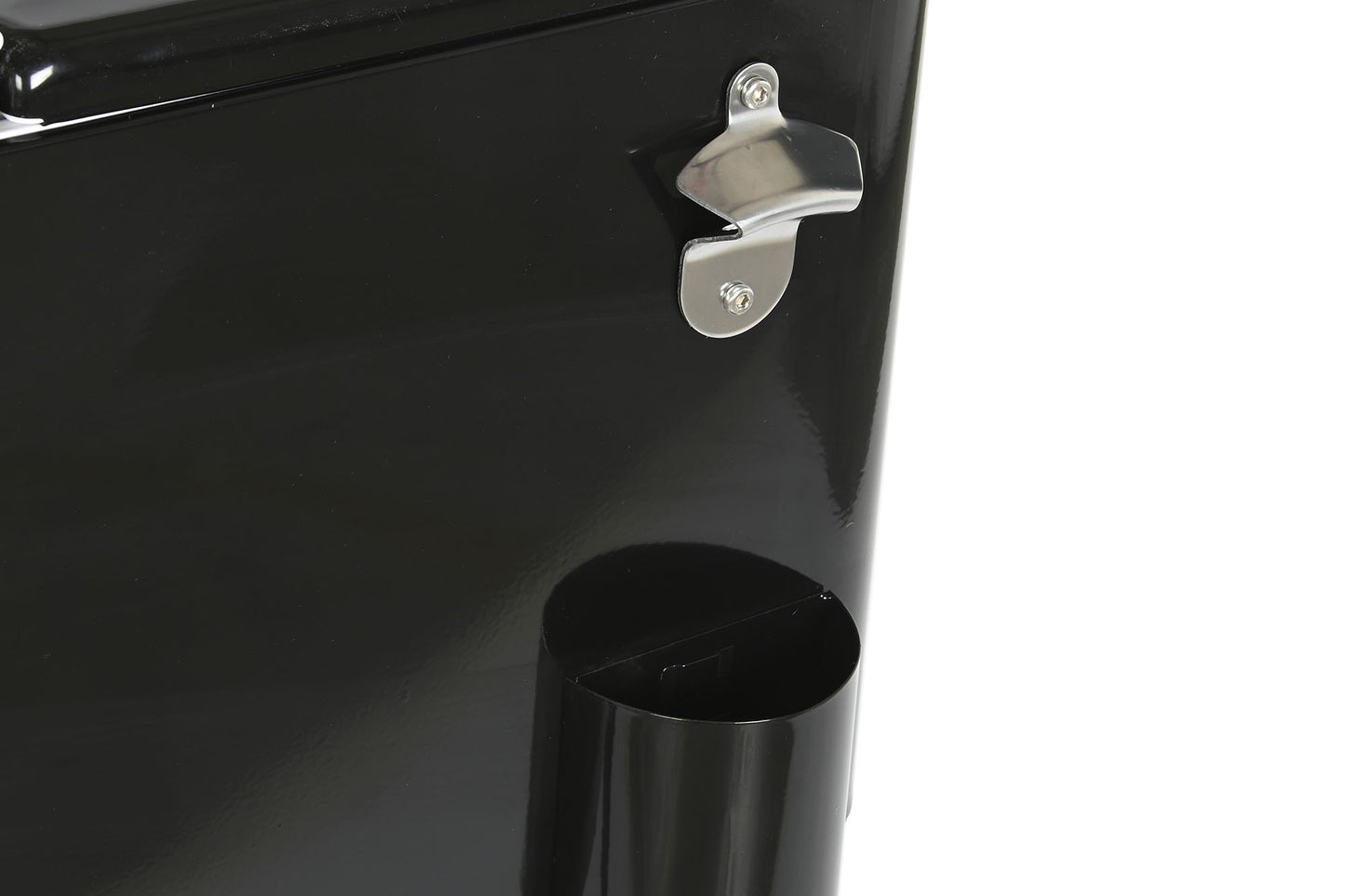 Nevera acero pp 74*43*80cm 56l negro