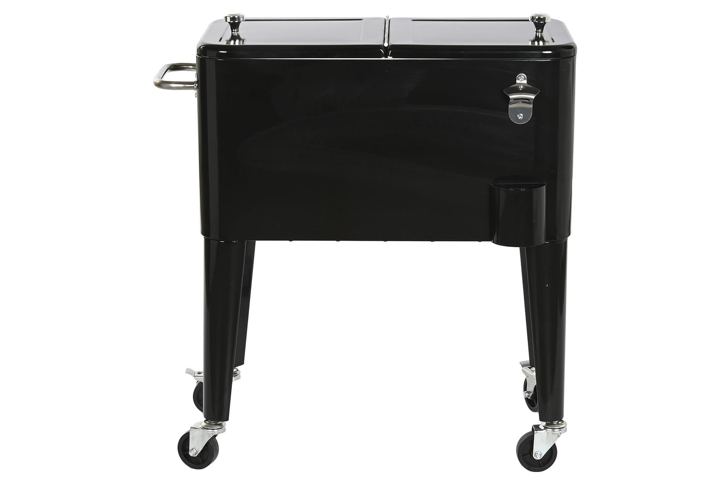 Nevera acero pp 74*43*80cm 56l negro