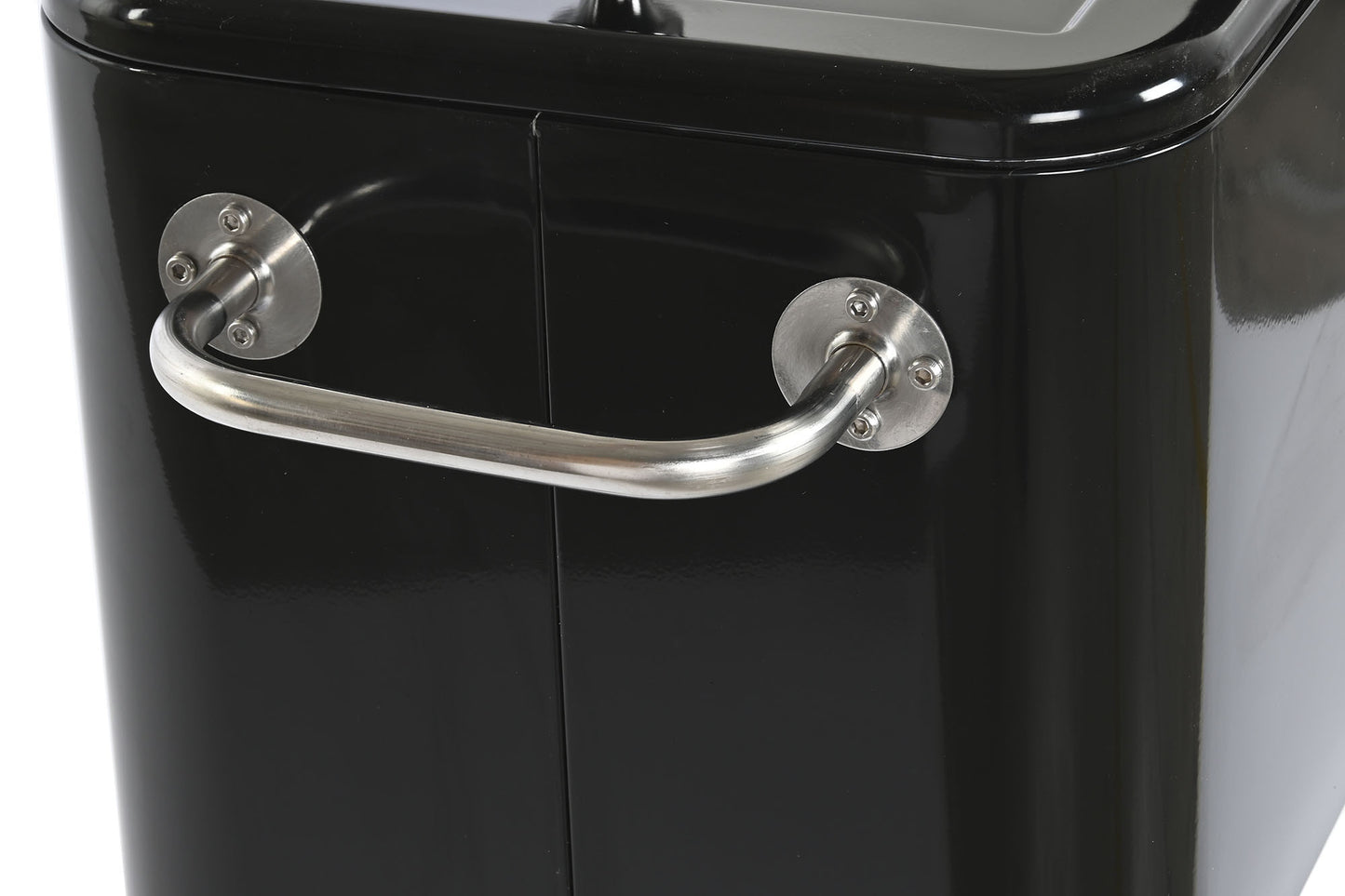 Nevera acero pp 74*43*80cm 56l negro