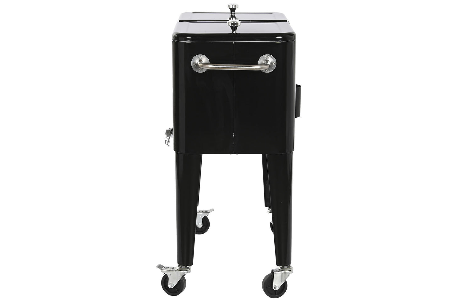 Nevera acero pp 74*43*80cm 56l negro