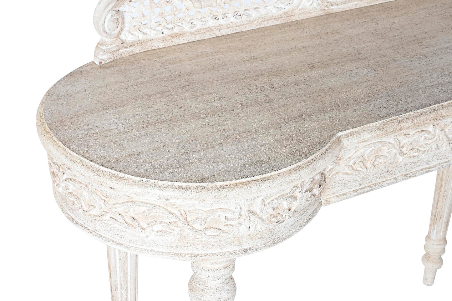 Tocador mango mdf 114*44*141cm espejo beige